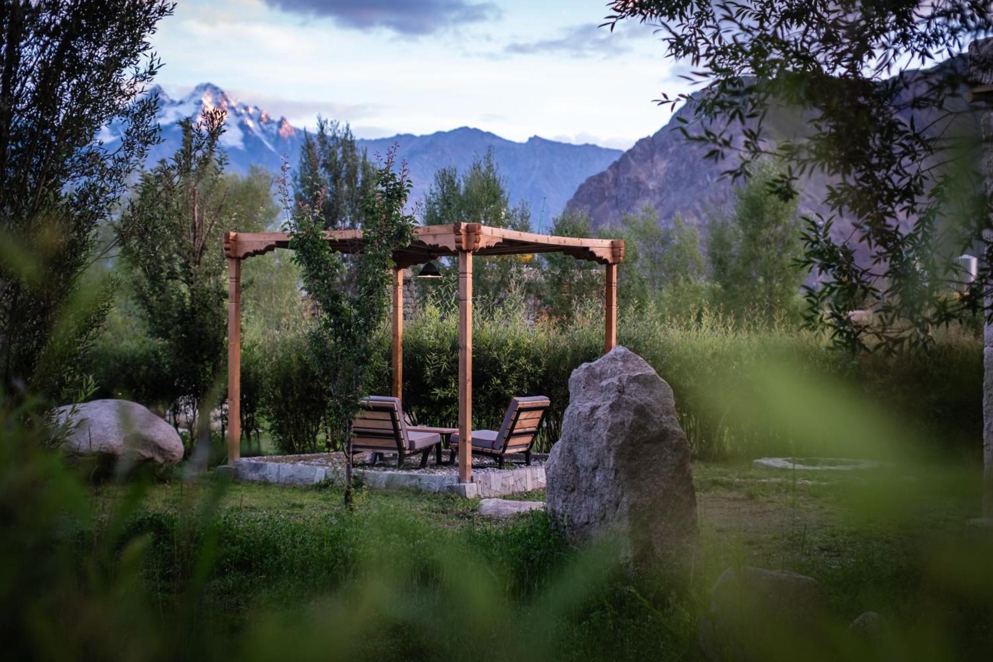 Lchang Nang Retreat-The House Of Trees-Nubra Valley Hotel Sumur Exterior foto